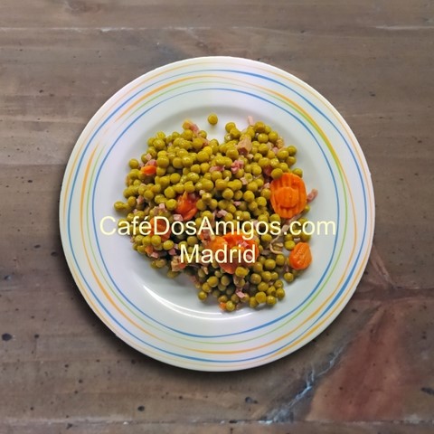 Café Dos Amigos Madrid JUDIAS VERDES, PATATA, ZANAHORIA